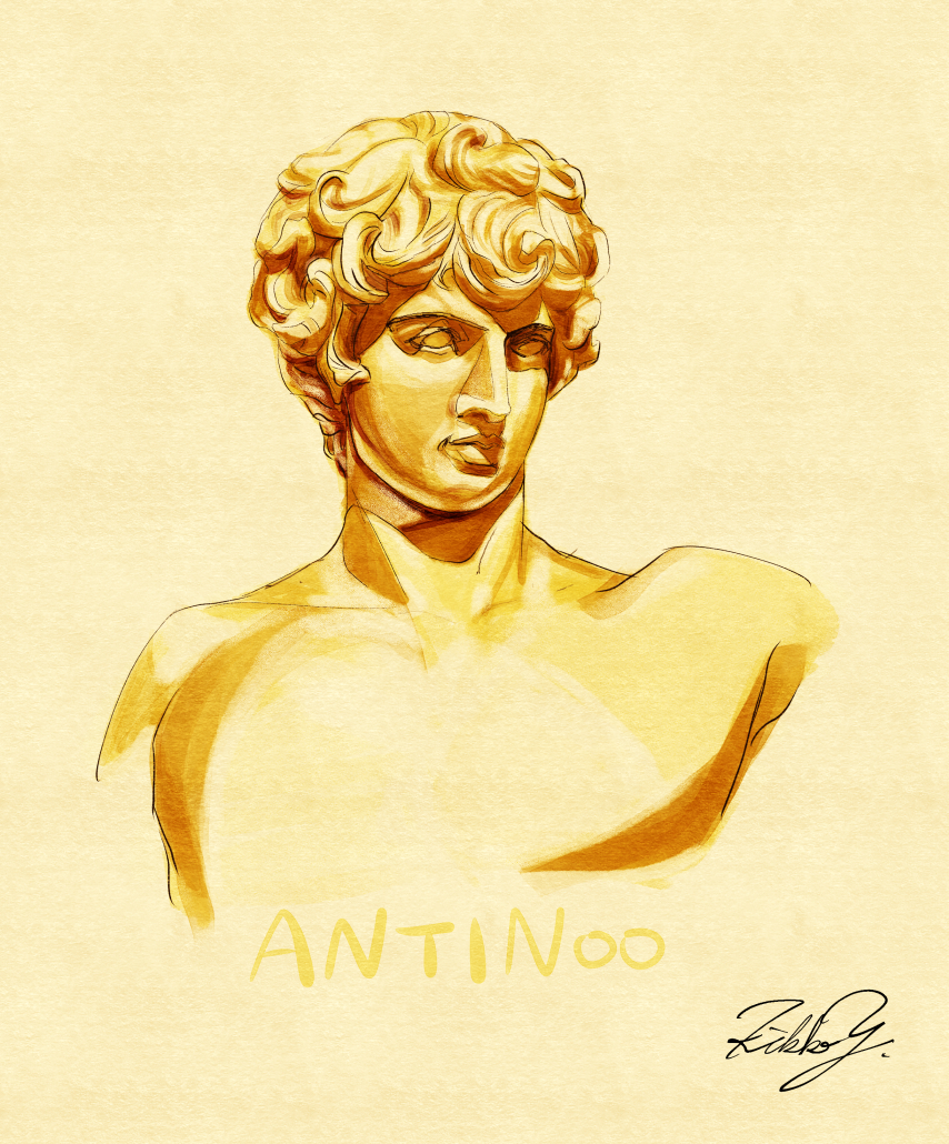 ローマ国立博物館で見て、可愛いなぁと思った石膏像。
久しぶりに気持ちデッサン的に、でも前とは違いワンドロ的にペンで。
とても楽しかった… 